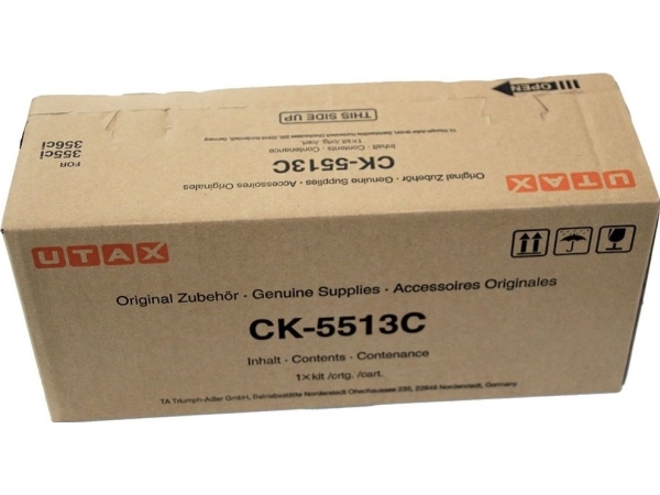 UTAX CK-5513C - Cyan - original - tonerkassett - för Triumph-Adler 355ci | Skrivare - Bläck, toner & förbrukningsvaror - Toner | GameStuff