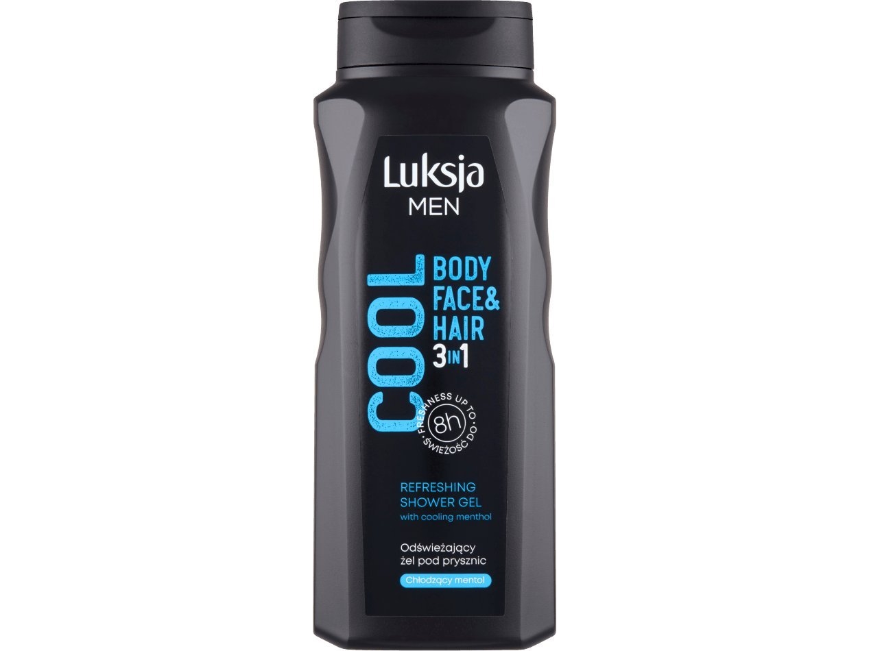 Sarantis Luksja Shower Gel 500Ml Men Cool 3 In 1