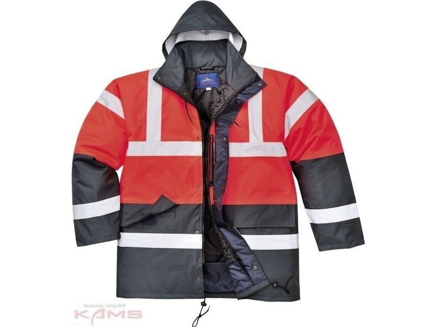 Portwest S466 Kaksivärinen varoitustakki - keltainen ja musta S