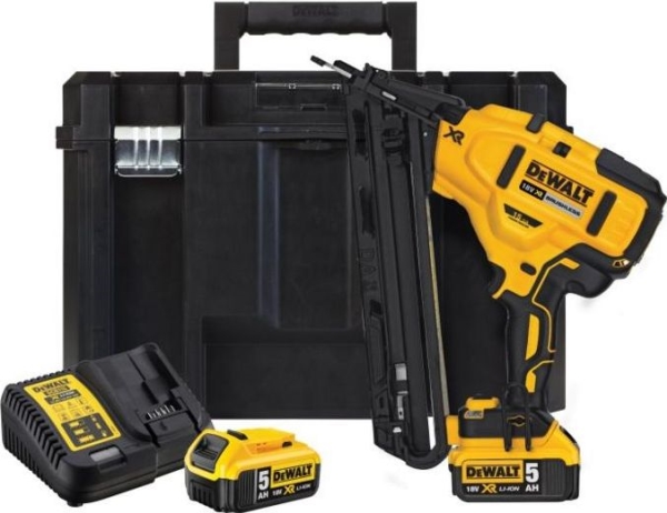 DEWALT 18V 16Ga 32-63mm 2x5.0Ah harjaton naulain DCN650P2 DCN650P2