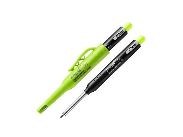 Produktfoto för SNICKARPENNA PICA DRY DJUPA HÅL GRAFITSTIFT 2B 2,8MM | Beijerbygg Byggmaterial