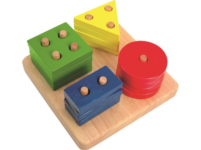 Woodyland Steckpuzzle Formen Und Farben