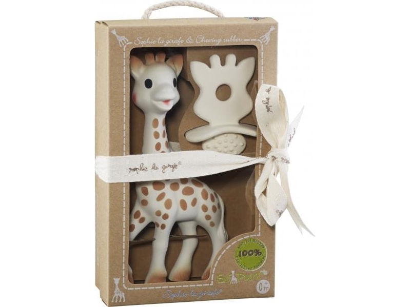 Sophie la Girafe Kirahvi lateksista valmistettu purukumi + Sophie La Giraffe hartsista valmistettu purukumi