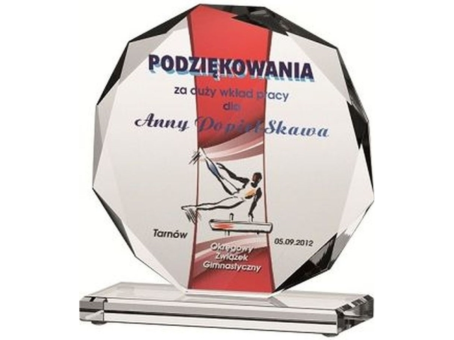 Victoria Sport -lasipokaali LuxorJet-väritulostuksella varustettuna