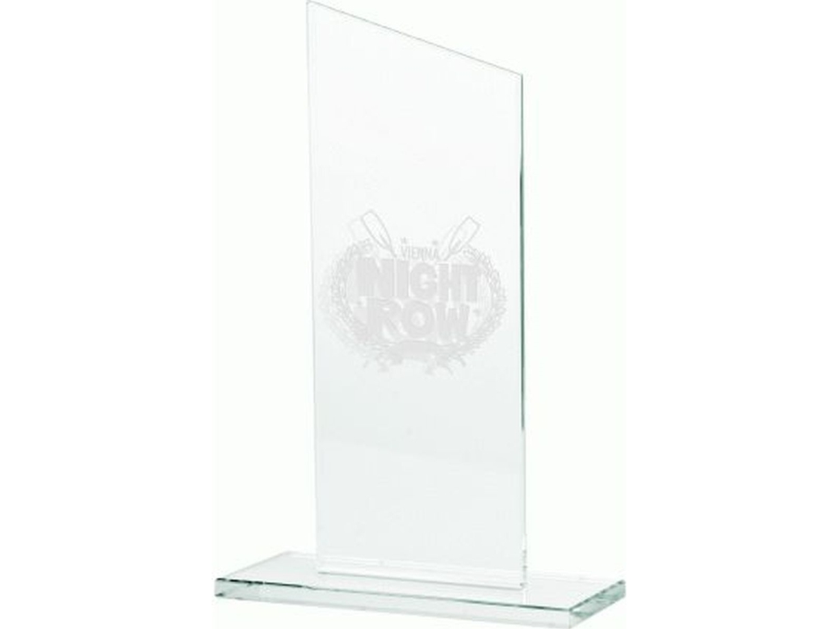 Victoria Sport indgraveret glastrofæ