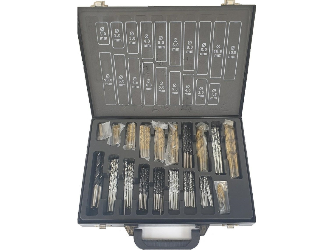 Sølvbor Mix Drill Kpl 160 Stk./Silver Ex10427