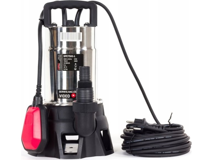 NAC beskidt-vand pumpe 750W 15000 l/t SPE75HI-L