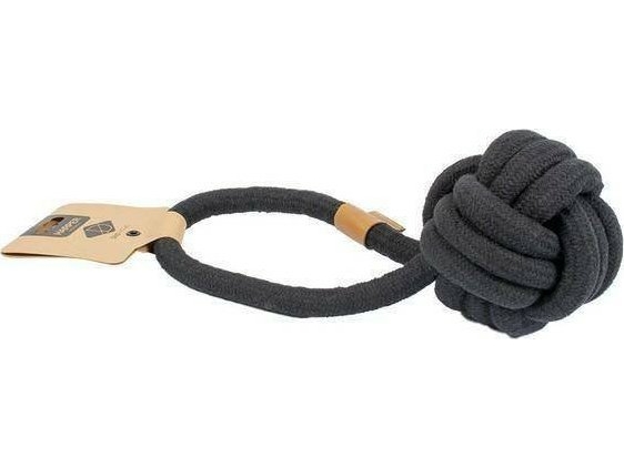 D&D Spielzeughund Mit Ball + Schnur "S" 22 Cm X 12 Mm