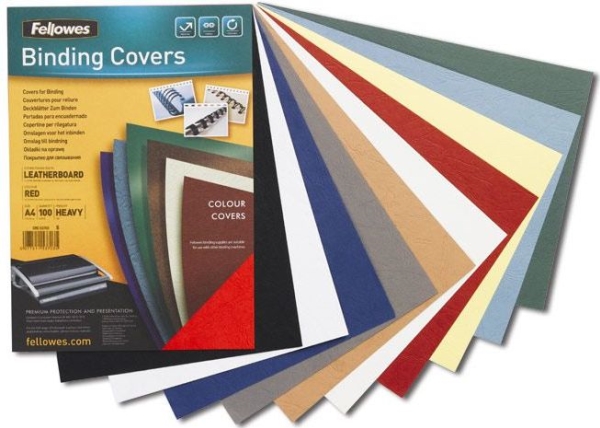 Fellowes bindekartong delta A4 elfenbensvit 100 st | Arkivering - Binders - PP/Kartong Binders A4 | GameStuff