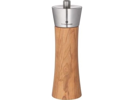 Zassenhaus salt mill Augsburg Olive Wood, 18 cm | Bordssättning - Tillbehör för bordet - Salt och peppar | GameStuff