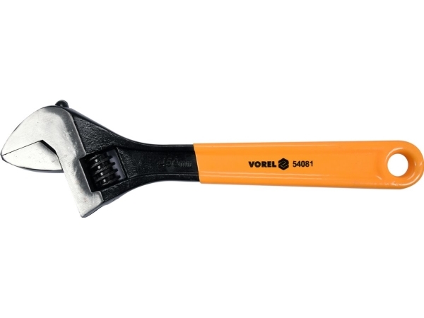 Vorel Verstellbarer Schlüssel Schwedischer Typ 450 Mm Gummigriff (54081)