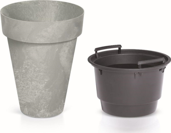 Prosperplast Cube Slim betonitehoste DCUS355E betoninen kukkaruukku