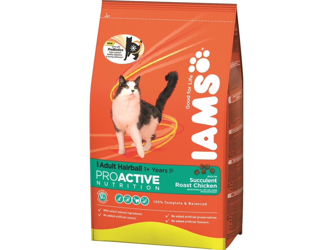Iams Cat Vitality Adult Hairball 10 Kg