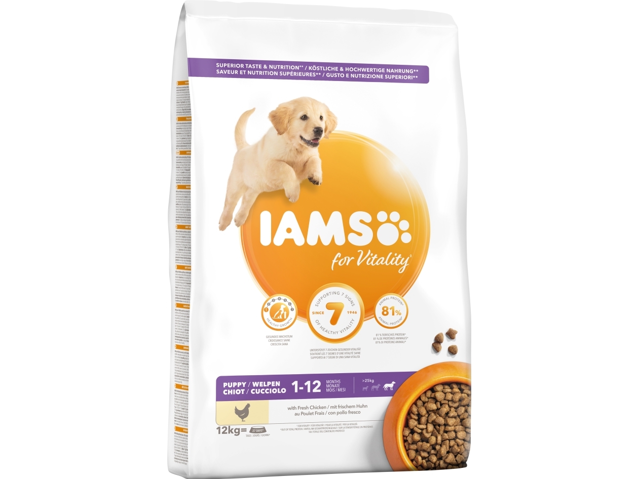 Iams Vitality Welpe Groß 12 Kg