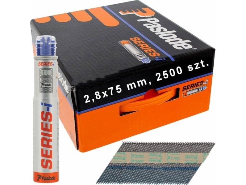 PASLODE naulat NFP 3.1x75 RS RING 2.5tys.