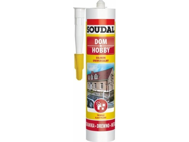 Soudal Universal silikon 310ml vit | Färg & Tillbehör - Specialprodukter - Fogmassa | GameStuff