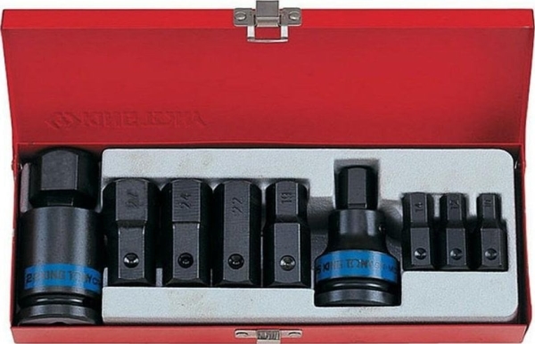 Kraft-Steckschlüsselsatz 6411Mp Inbus 3/4" 10-32 Mm