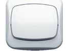 Unimet Atut Single-Pole Switch P/T White