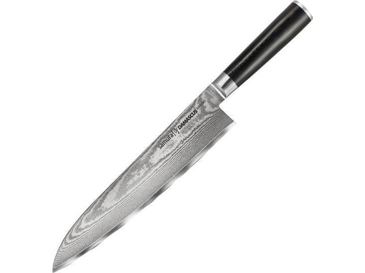Samura DAMASCUS Universal Kitchen Chef’s knife 240mm from AUS 10 Damascus steel 61 HRC (67 layers)