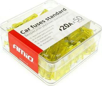 AMiO bilsikringer standard, æske med 50 stk 20A