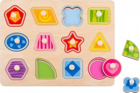 Tooky Toy Tooky Toy Puzzle Formen Lernen Mit Pins Figuren Formen
