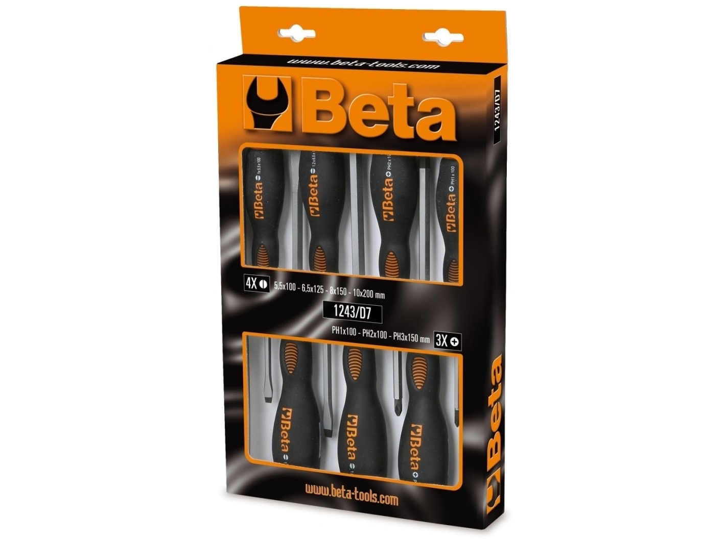 Beta Drivers 7-Stykker Square /1243/D7