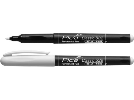 Pica Classic Permanentmarker Instant-White 1-2Mm Rundspitze Weiß - 1905032