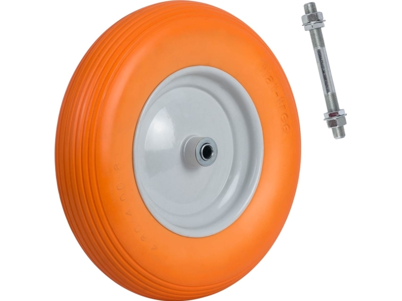 Humberg Skottkärra hjul slanglöst 4.00-8 orange | Verktyg & Verkstad - För verkstaden - Övriga | GameStuff