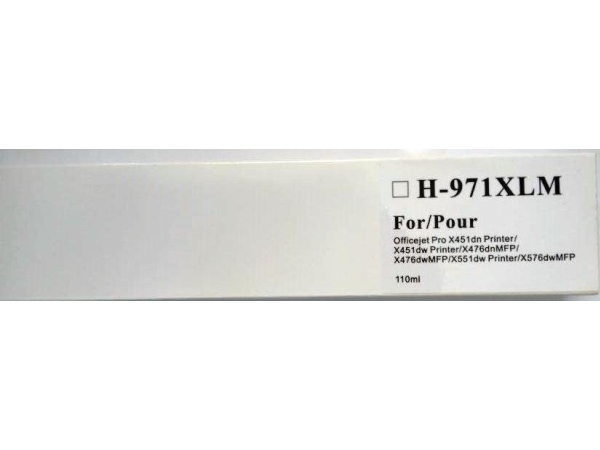 Orink Hp 971Xl M Tinte (Nachbau) Mit Chip V8 Cn627ae