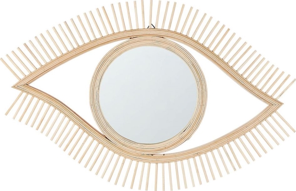 Shumee Bamboo wall mirror eye 48 x 79 cm natural SOYOPA