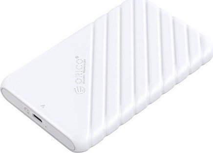 Orico 2,5" Hdd-/Ssd-Gehäuse, 6 Gbps, Usb-C 3.1 Gen1 (Weiß)