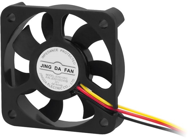 Prolech Ventilator 50X50x10mm 24V Glideleje 3-Leder - 85-510#