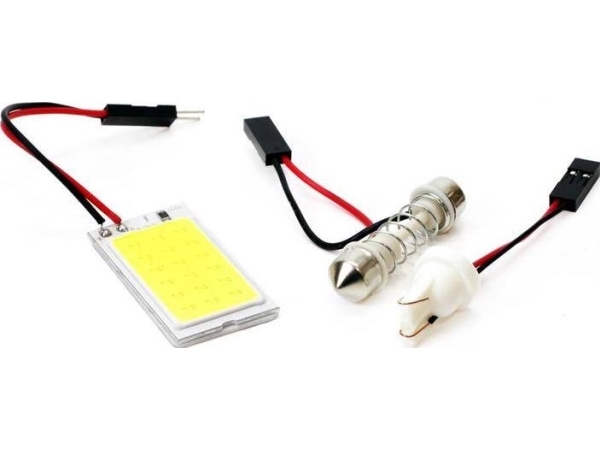 Amio Żarówki Led Classic T10 W5w C5w 1Xcob-18 12V Light Board