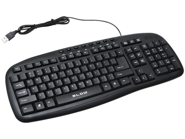 Blow 13606 Sort Us-Tastatur Med Ledning (84-204#)