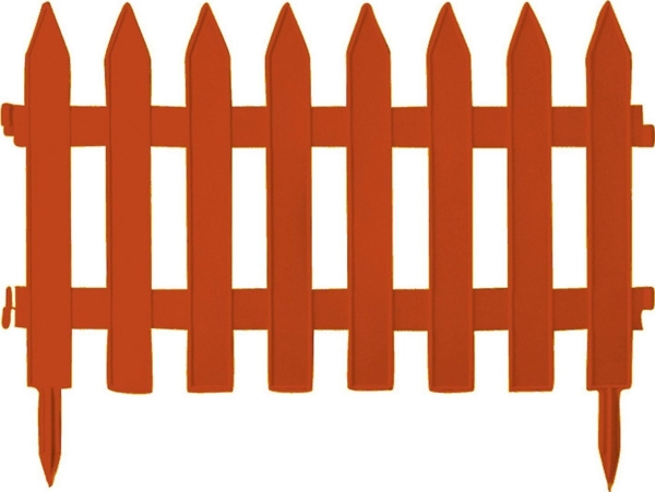 Prosperplast staket Garden Classic 3,5 m terrakotta | Trädgården - Trädgårdstillbehör | GameStuff