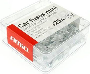 AMiO bilsäkringar flat mini, 50 st. 25A | Bilvård & Biltillbehör - Utvändiga utrustning för bilar | GameStuff