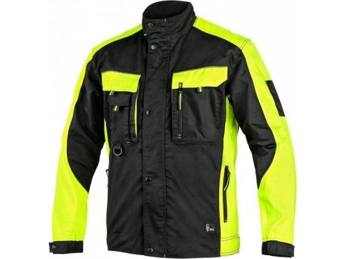 Un Sweatshirt/Jacket Cxs Sirius Brighton Black-Yellow Size 50