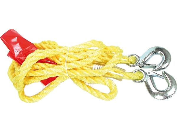 Vorel sammentrækningsline, flettet, med krog 4 m, 2,5 t 82205