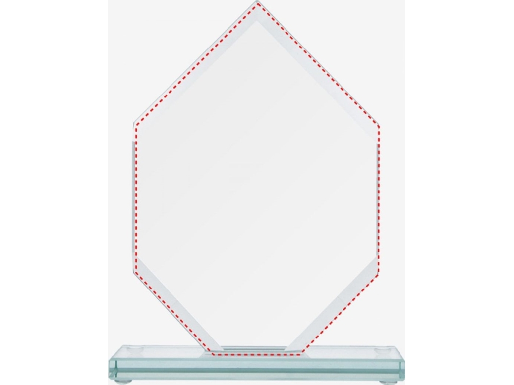 Victoria Sport Lasinen pokaali, jossa on soikea pohja