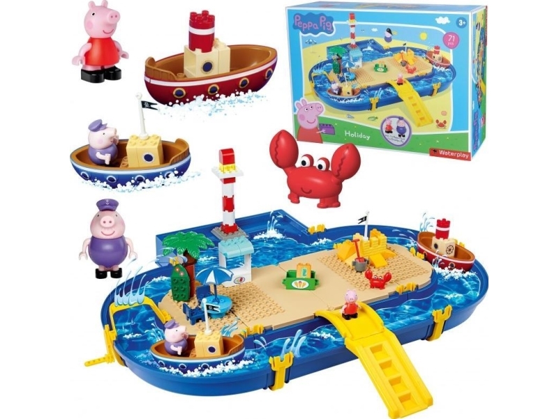 Big Waterplay Peppa Pig, Vandlegesæt, 3 År, Blå