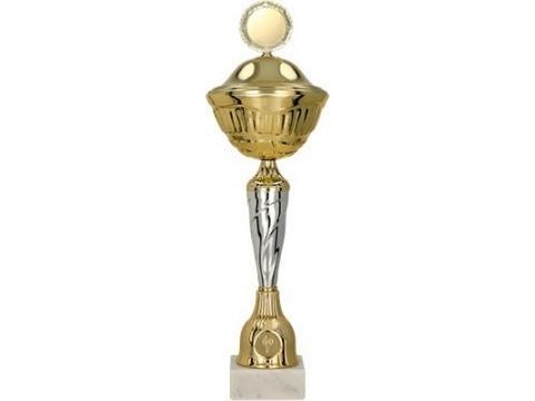 Victoria Sport pokal i metall med lock | Sport & Träning - Sportutrustning - Troféer | GameStuff