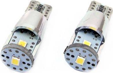 Amio Led Canbus 3Smd 2835 T10e (W5w) Alu Hvid 12V/24V