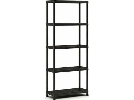 Keter Keter Plastic Bookcase 5 Shelves 90 X 40 X 182 Cm Crv241075