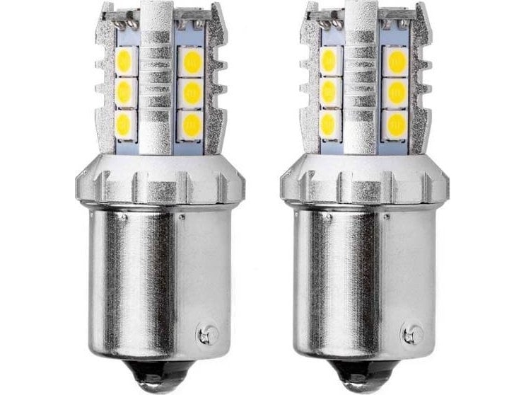 Led-Leuchten Canbus 3030 16Smd 1156 Ba15s P21w R10w R5w - Weiß 12V/24V (Amio-02796)