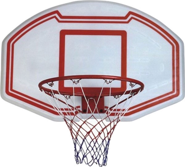 Enero basketball-bagplade 90x60 cm + ramme 43 cm