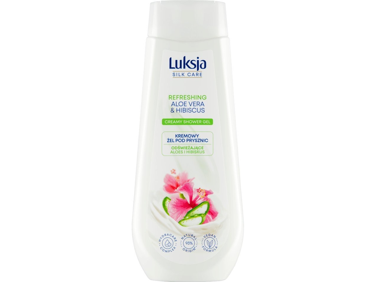 Sarantis Luksja Shower Gel 500Ml Refreshing Aloe Vera & Hibiscus