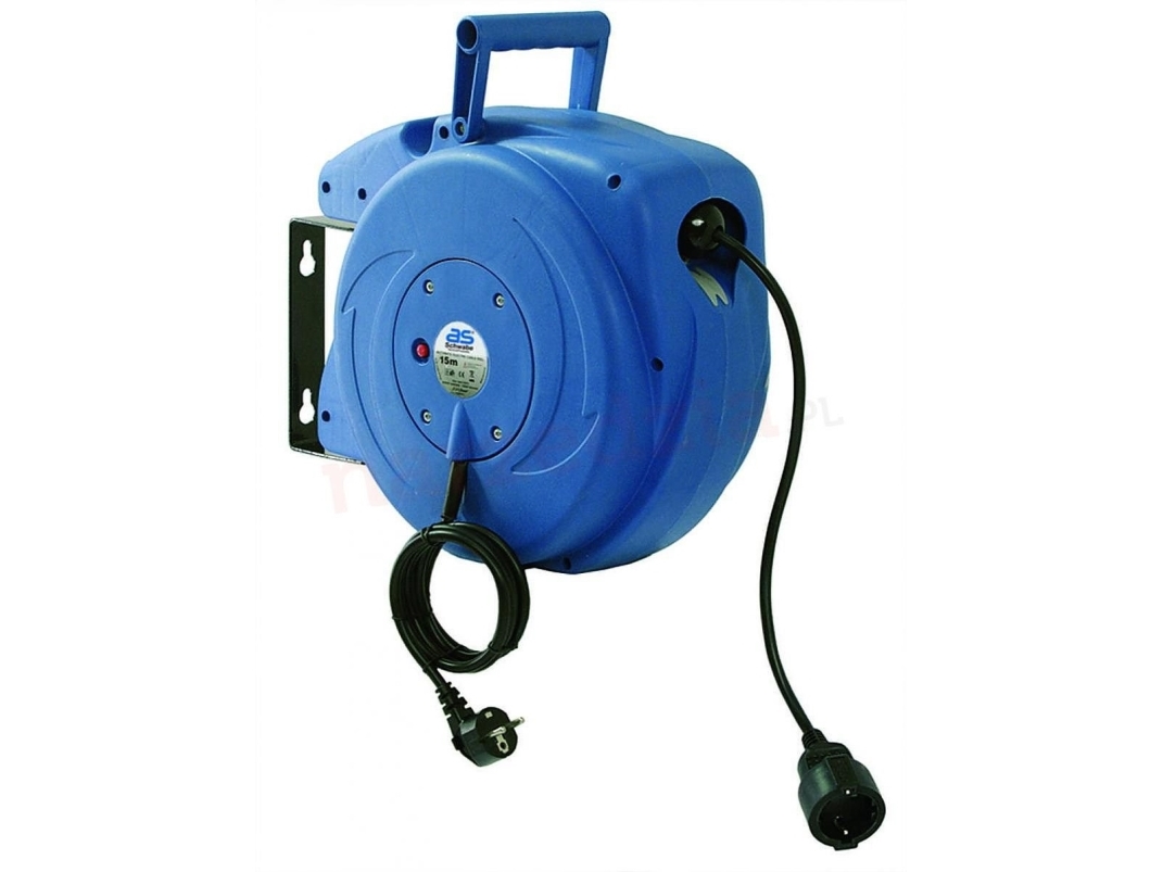 As Schwabe Extension Cord With A Reel 15 M As-Schwabe 3G1,5 Vinyl