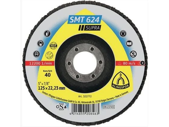 Klingspor Fächerscheibe Konvex P60 125Mm 12 Stk. (328242)