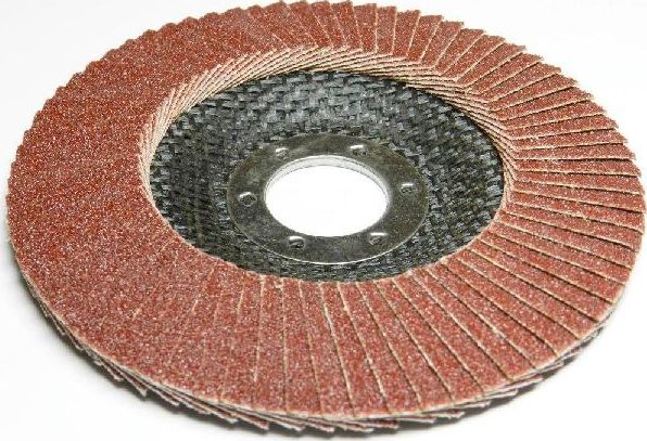 Silver 125Mm Flap Wheel P 36 Convex/Silver Ex10051