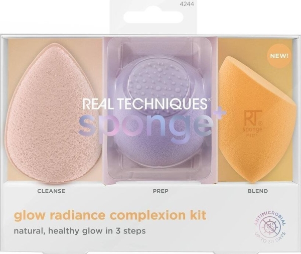 Real Techniques - Glow Radiance Complexion Kit - 1 Pc